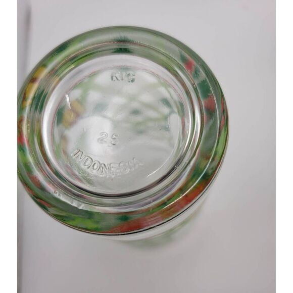 Tree Tumbler Set of Four. Clear quality glass with light ornament filled tree wi - Picture 7 of 7